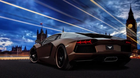 PC Bronze Lambo Live Wallpaper - Free Live Wallpaper