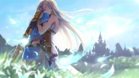 Fondo de Pantalla Animado Zelda y Link de The Legend of Zelda 🌺 en Movimiento - Free Live Wallpaper