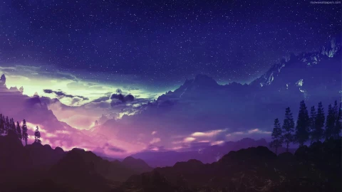 PC Stars Pastel Night Live Wallpaper - Free Live Wallpaper