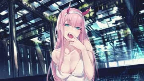 Fondo de Pantalla Animado Boca de Zero Two 👄 en Movimiento - Free Live Wallpaper