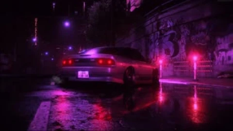 Fondo de Pantalla Animado Nissan 180SX de Coches 🎡 en Movimiento - Free Live Wallpaper