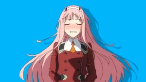 Fondo de Pantalla Animado de Zero Two Saltando😊 en Movimiento - Free Live Wallpaper