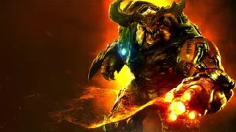 Fondo de Pantalla Animado Cyberdemon de Doom 👹 en Movimiento - Free Live Wallpaper