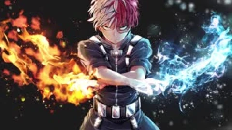 Fondo de Pantalla Animado Shoto Todoroki de My Hero Academia 🔥 en Movimiento - Free Live Wallpaper