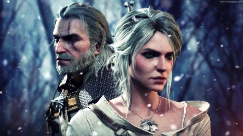 PC Ciri Geralt TheWitcher3 Live Wallpaper - Free Live Wallpaper