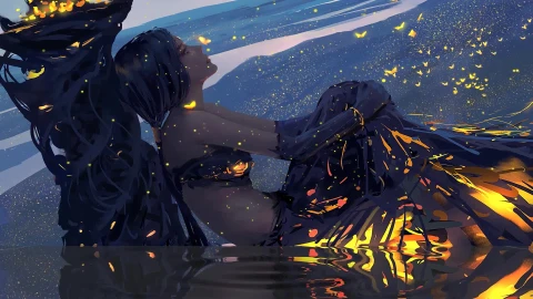 PC Princess Fireflies Live Wallpaper - Free Live Wallpaper