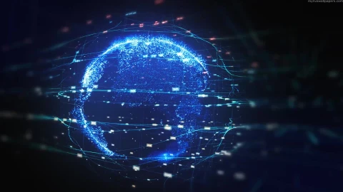 PC Cyber Globe 1 Live Wallpaper - Free Live Wallpaper