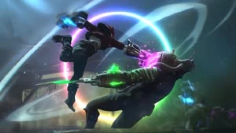 Fondo de Pantalla Animado Puño de Vi de Arcane 🤜🏼💥en Movimiento - Free Live Wallpaper