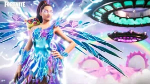 Fondo de Pantalla Animado Ariana Grande de Fortnite 🎵 en Movimiento - Free Live Wallpaper