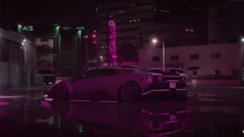 Fondo de Pantalla Animado Lamborghini Diablo de Coches 😈 en Movimiento - Free Live Wallpaper