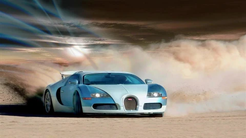 PC Bugatti Veyron Dust Live Wallpaper - Free Live Wallpaper