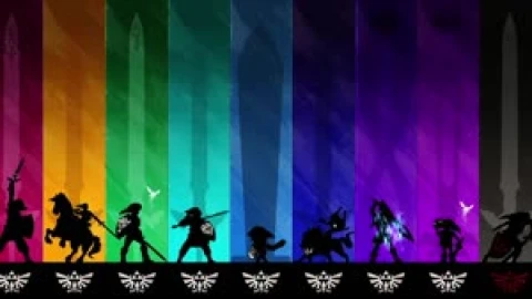 Fondo de Pantalla Animado Link Arcoiris de The Legend of Zelda 🌈 en Movimiento - Free Live Wallpaper