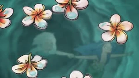 Fondo de Pantalla Animado Hundidas en el Agua de Disenchantment🌸 en Movimiento - Free Live Wallpaper