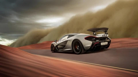 PC McLarenP1 Desert Live Wallpaper - Free Live Wallpaper