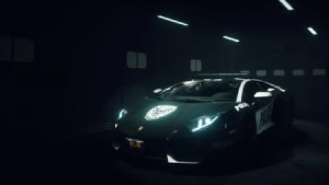 Fondo de Pantalla Animado Lamborghini Pastrulla de Policía de Coches 🚓 en Movimiento - Free Live Wallpaper