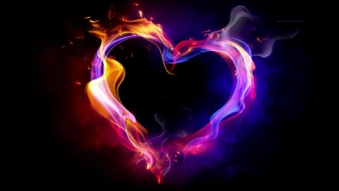PC Rainbow Flames Live Wallpaper - Free Live Wallpaper
