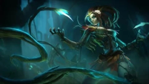 Fondo de Pantalla Animado Zyra de League of Legends 🥀 en Movimiento - Free Live Wallpaper