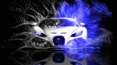 Fondo de Pantalla Animado de Bugatti Deportivo de Coches 🏎️ en Movimiento - Free Live Wallpaper