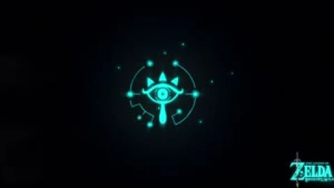 Fondo de Pantalla Animado Símbolo de Ojo Azul de The Legend of Zelda 👀 en Movimiento - Free Live Wallpaper