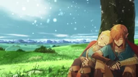 Fondo de Pantalla Animado Zelda y lLink A La Sombra de The Legend of Zelda 🌳 en Movimiento - Free Live Wallpaper