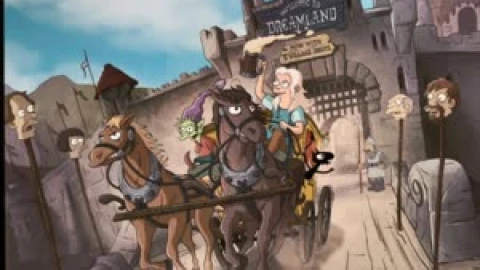 Fondo de Pantalla Animado Carruaje de Disenchantment 🐎 en Movimiento - Free Live Wallpaper