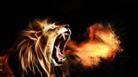 Fondo de Pantalla Animado de León Rugiendo 🦁 en Movimiento - Free Live Wallpaper