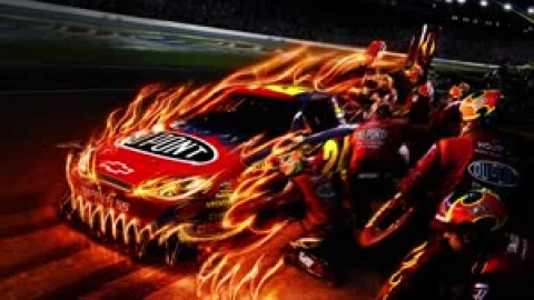 Fondo de Pantalla Animado Parada en Boxes de Coches 🔥 en Movimiento - Free Live Wallpaper