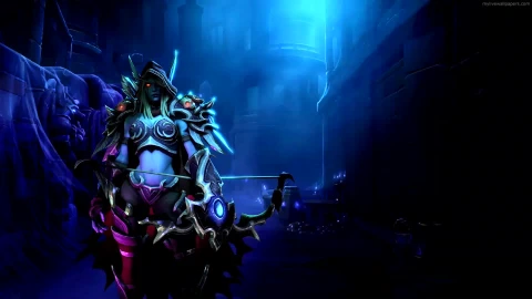 PC Sylvanas Drow Ranger Live Wallpaper - Free Live Wallpaper