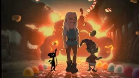Fondo de Pantalla Animado Trio Infierno de Disenchantment🔥 en Movimiento - Free Live Wallpaper