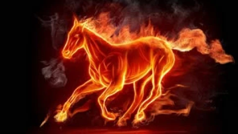 Fondo de Pantalla Animado de Caballo De Fuego 🐴 en Movimiento - Free Live Wallpaper