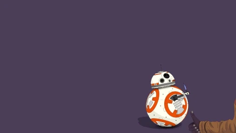 Fondo de Pantalla Animado BB8 de Star Wars ⭐️ en Movimiento - Free Live Wallpaper