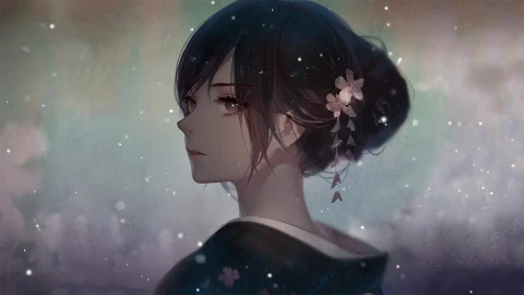PC Pretty Anime Girl 1 Live Wallpaper - Free Live Wallpaper