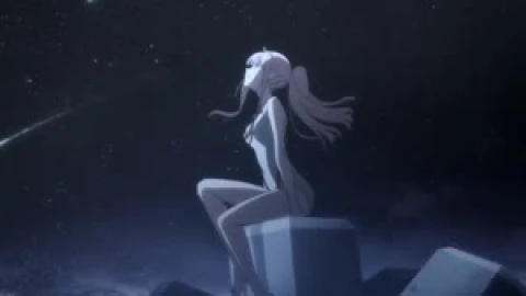 Fondo de Pantalla Animado Mirando Las Estrellas de Zero Two 🌠 en Movimiento - Free Live Wallpaper