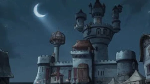 Fondo de Pantalla Animado El Castillo del Reino de DesEncanto 🏰 en Movimiento - Free Live Wallpaper