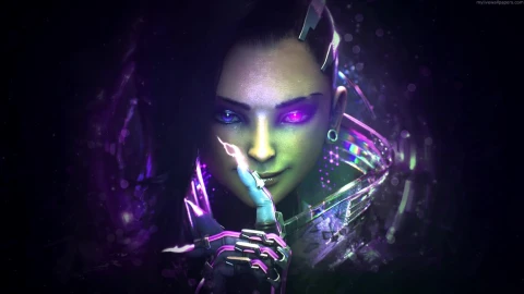 PC Sombra Glitch Overwatch Live Wallpaper - Free Live Wallpaper