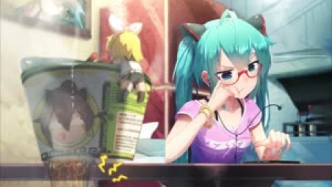 Fondo de Pantalla Animado Smartphone de Hatsune Miku 📱 en Movimiento - Free Live Wallpaper
