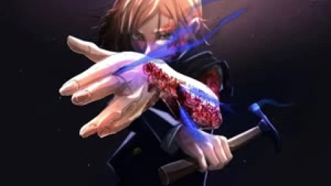 Fondo de Pantalla Animado Nobara con Martillo de Jujutsu Kaisen 🔨 en Movimiento - Free Live Wallpaper