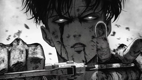 Fondo de Pantalla Animado Levi Ackerman de Attack on Titan ⭐️ en Movimiento - Free Live Wallpaper