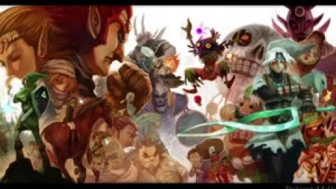 Fondo de Pantalla Animado Personajes del Juego de The Legend of Zelda 🎮 en Movimiento - Free Live Wallpaper