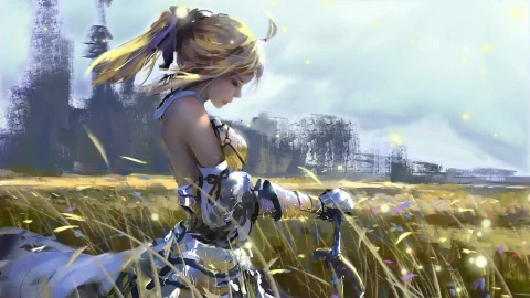 PC Fate Saber Lily Live Wallpaper - Free Live Wallpaper