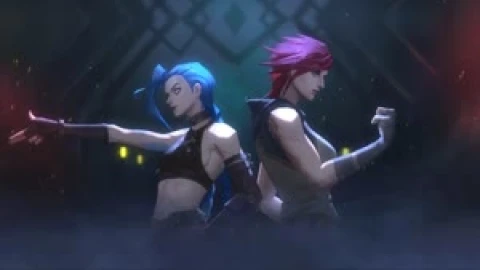 Fondo de Pantalla Animado Jinx  Vi de Arcane 🎆👊🏼 en Movimiento - Free Live Wallpaper
