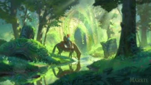 Fondo de Pantalla Animado Temple Time de The Legend of Zelda 🍃 en Movimiento - Free Live Wallpaper