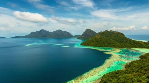 PC Cluster Islands Live Wallpaper - Free Live Wallpaper
