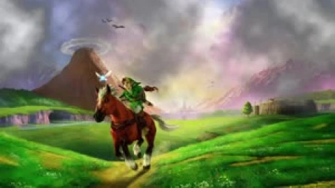 Fondo de Pantalla Animado Link Cabalgando de The Legend of Zelda 🐎 en Movimiento - Free Live Wallpaper
