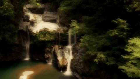 PC Romantic Waterfall Live Wallpaper - Free Live Wallpaper