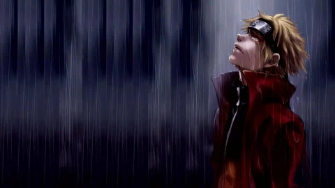 Fondo de Pantalla Animado Tristeza de Naruto ☔️ en Movimiento - Free Live Wallpaper