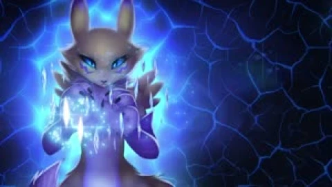 Fondo de Pantalla Animado Renamon de Digimon 🦊 en Movimiento - Free Live Wallpaper