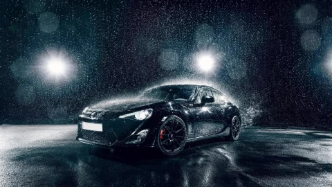PC Toyota86 Rain Live Wallpaper - Free Live Wallpaper
