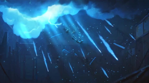 Fondo de Pantalla Animado Powder Jinx de Arcane ☄️ en Movimiento - Free Live Wallpaper