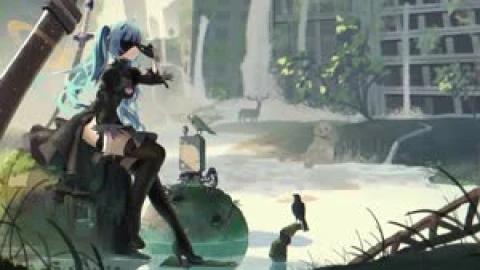 Fondo de Pantalla Animado Nier Automata de Hatsune Miku 🌟 en Movimiento - Free Live Wallpaper